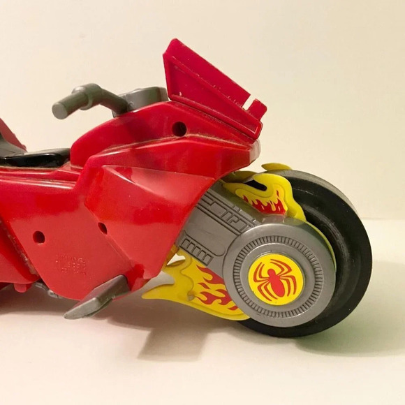 Vintage 1996 Toy Biz Marvel Comics Spiderman  Motorcycle Loose Toy - Picture 5 of 14